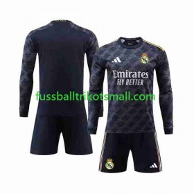 Fußballtrikots Real Madrid Kinder 2023-2024 Langarm Auswärts-trikot kaufen